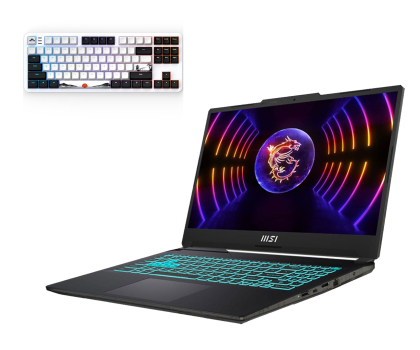 Laptop MSI Cyborg 15 i5-13420H/16GB/512 RTX4050 144Hz Zestaw